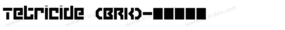 Tetricide (BRK)字体转换